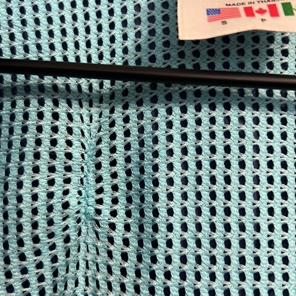 ADIDAS Vintage 90's Three Stripe Full Zip Blue Color Block Windbreaker Size S - Picture 10 of 13